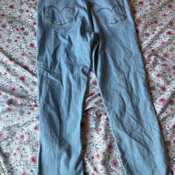 Women Levi’s High Rise Straight Crop - Picture 3 of 5